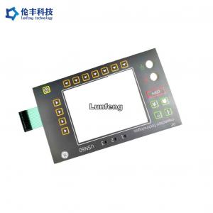 Embossing Switch Waterproof Membrane Keypad LED Backlight LCD Window