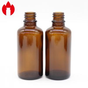 China 50ml Amber Essential Oil Glass Bottle Soda Lime Glass supplier