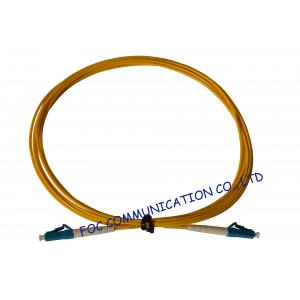 China LC To LC Singlemode Fiber Optical Patch Cord 3.0mm For WAN and LAN Systems supplier