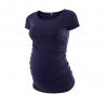 newest design custom made cotton cheap blank wholesale maternity t shirts