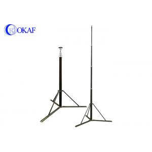 China 20m Extended Height  Tripod Telescopic Antenna Mast For CCTV Camera supplier