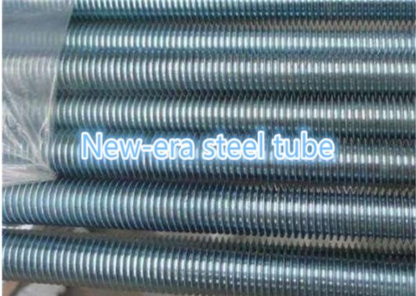 Alloy / Stainless 304 / 201 Threaded Steel Rod Plain Black Color Zinc Plated