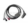 3Ld Philips ECG Cable for Patient Monitor , IEC / AHA / Clip