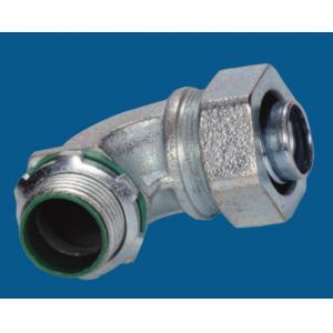 Waterproof Malleable Iron Fittings 90 Degree Liquid Tight Connector Fire Resistance