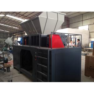 China plastic pallet shredder /wood pallet shredder with dust collector supplier