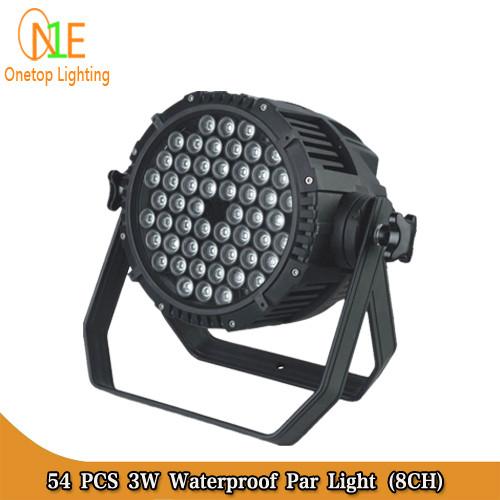 Wholesale dJ equipment led lamp 3w 54pcs waterproof led par light