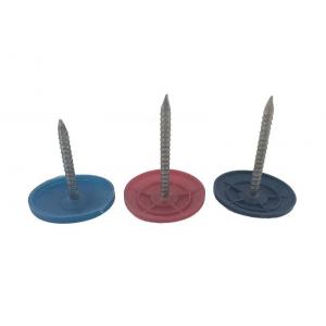 12 Gauge Oem Plastic Cap Nails Round For Roofing