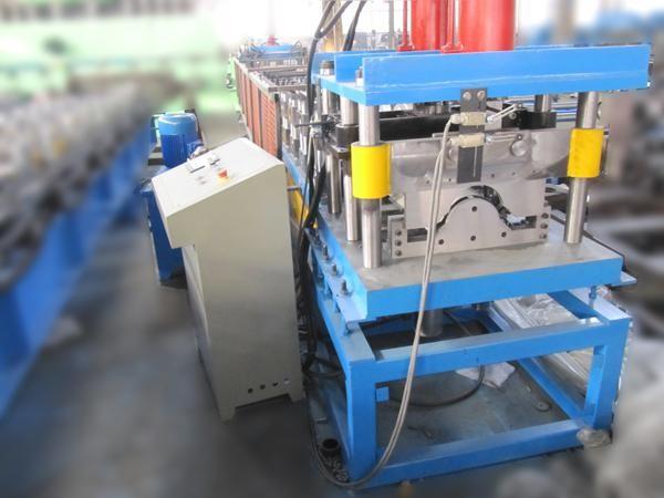 Color Coated Steel Galvanized Steel Ridge Cap Roll Forming Machine Two Output
