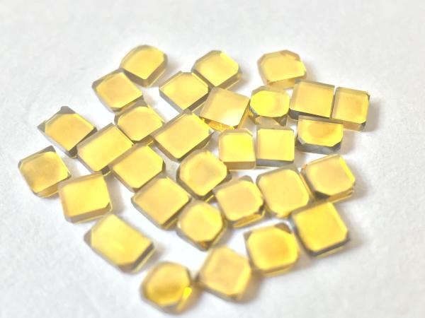 OEM MCD Diamante amarillo cultivado en laboratorio para herramientas de mecanizado y corte