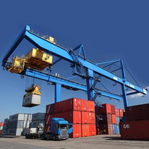 China 40 Foot Handling Container Gantry Crane Capacity RMG Type  34m supplier