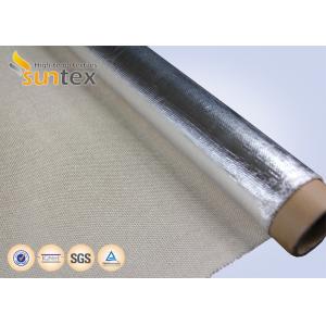Revestimentos removíveis reflexivos da isolação da tela 0.7mm do calor da fibra de vidro da folha de alumínio