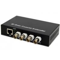 China EOC Ethernet Over Coax Extender 10/100mbps 2km 1 Ethernet And 4 BNC Ports Over Coax Cable on sale