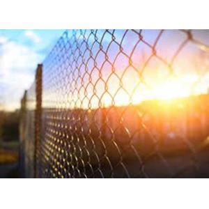 China Zoo Mesh Smooth Surface Diamond Chain Link Fence supplier