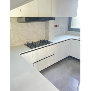 China Customization Kitchen Cabinets Modern Cupboard with Quartz Stone Counters wholesale