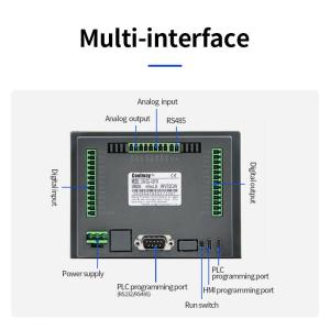 China CNC Stepper Servo Brushless Pwm Dual Motor Driver Vitesse HMI PLC Combo Contrôleur logique programmable supplier
