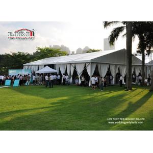 China 500 People Outdoor Event Tents with Glass Wall and Lighting for Catering Service, Heavy Duty Event Tent for Sale supplier