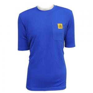 Full Cotton Anti Shrink Short Sleeve 160gsm ESD Smock