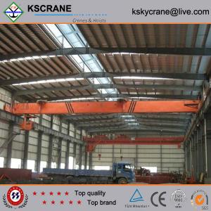 China workshop, plant 10t single girder overhead crane, crane manufacturer export products supplier