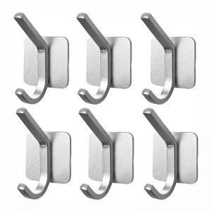 Sturdy and Durable Adhesive Hooks for Bathroom Kitchen Bedroom Office School Hotel Store and Easy to Clean