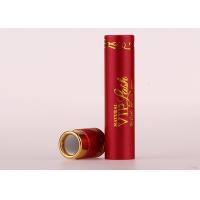 China Customised Gold Staming Red Paper Tube Packaging For Eyelash Grower Tube Packing on sale
