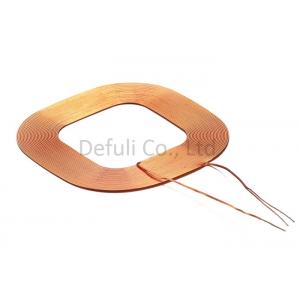 China Electrical Flat Copper Inductive Charging Coil 0.02-0.5mm Wire Dia , Free Sample supplier