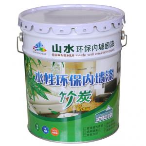 Printed Coated 5 Gallon 20 Liter Painted Metal Pails With Flower Edge Lid