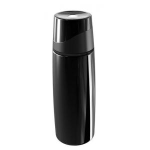 Black Vacuum Alkaline Water Flask 7cm D With 500L Filter Life