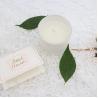 China Aroma Home Simple Private Label White Scented Soy Wax Candles wholesale