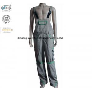 China Mens Protective Fr Bib Overalls Cotton Flame Resistant 300gsm Weight supplier