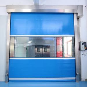 China High Speed Workshop Rapid Roller Doors Zipper Flexible Fabric Automatic Industrial supplier
