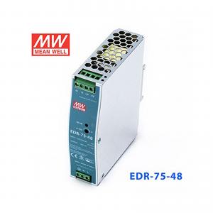 MEAN WELL 75W/1.6A 48VDC Industrial DIN Rail Power Supply