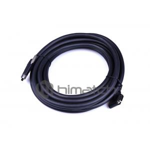 China Left Angle SDR 26PIN to SDR 26PIN PoCL Camera Link Cable Assemblies With L Type 90 Degree SDR 26 Pin Male Connector wholesale