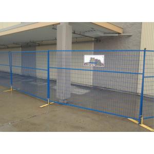 China Customizable Color Canada Construction Fence Panels PVC Temporary Fence wholesale