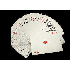 China Modern Shuffle Master Casino Playing Cards Thick Paper Printing for Gambling House supplier