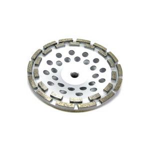 12 segment 7" Inch Concrete and Stone grinding Double Row Diamond Cup Wheel