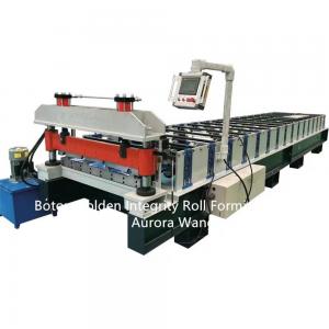 Steel Profile Roof Panel Roll Forming Machine Galvanized Trapezoidal Roll Forming Machine