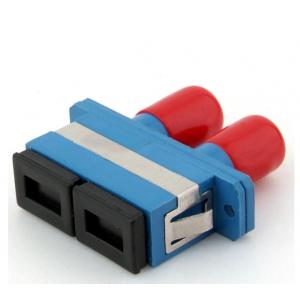 China SC / PC ST / PC Duplex Fiber Optic Adapter For FTTH Network / LAN supplier