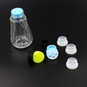 Nontoxic Sturdy Breathable Silicone Stopper , Waterproof Salt And Pepper Shaker Caps
