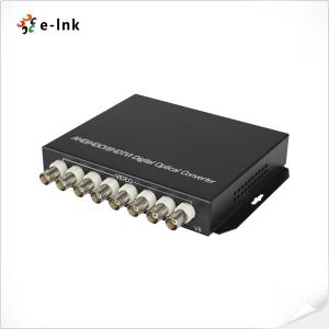China 8 Channel HD Video over Optical Fiber Transmitter and Receiver with 10-bit digital video encoding and uncompressed supplier