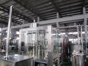 China Hot Tea 8000Bph Monoblock Liquid Filling Machine With PLC Control wholesale