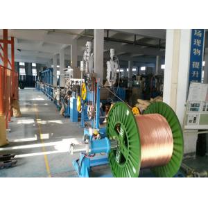 15Kw Plastic Insulating Wire Extruder Machine Screw Dia 60mm With Double Layer Cooling Device