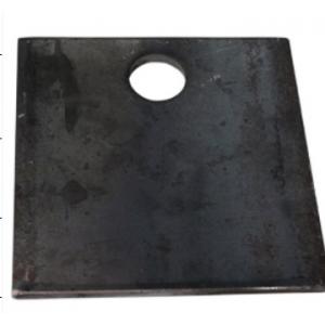 Roller Supporting Plate Roll Off Container Wheels Parts Square Plate With Hole