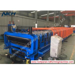 China Economic Design Roof Sheet Rolling Machine Double Layer With Touch Screen supplier