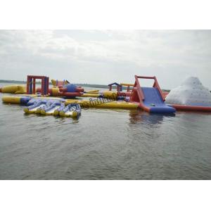 China Commercial PVC Tarpaulin Inflatable Water Parks , Splash Water Playground Equipment supplier