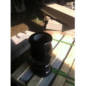 China Black granite vase wholesale