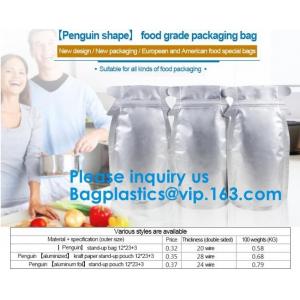 Customized Printing Laminated Material Food Grade Packaging Aluminum Foil Food Packing Bags With Zip Lock bagease, pack