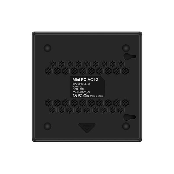 Dos HDMI Intel Celeron Mini PC J4125 Cuad Core 2.0GHz, hasta 2.7GHz USB3.0 USB2.0