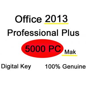 China PC Activation Code Office 2013 Professional Plus 5000PC Mak Pro 32/64 bit supplier