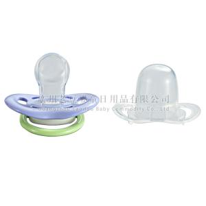 China Baby Pacifier Safe And High Quality Silicone Nipple / Pacifier With Different Colors supplier