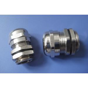 China Antirust Nickel Plated Brass Cable Gland , IP68 Connector PG7 Cable Gland supplier